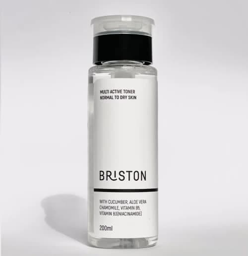 تونر مولتی اکتیو ویتامینه بریستون پوست نرمال تا خشک200میلBRISTON MULTI ACTIVE TONER