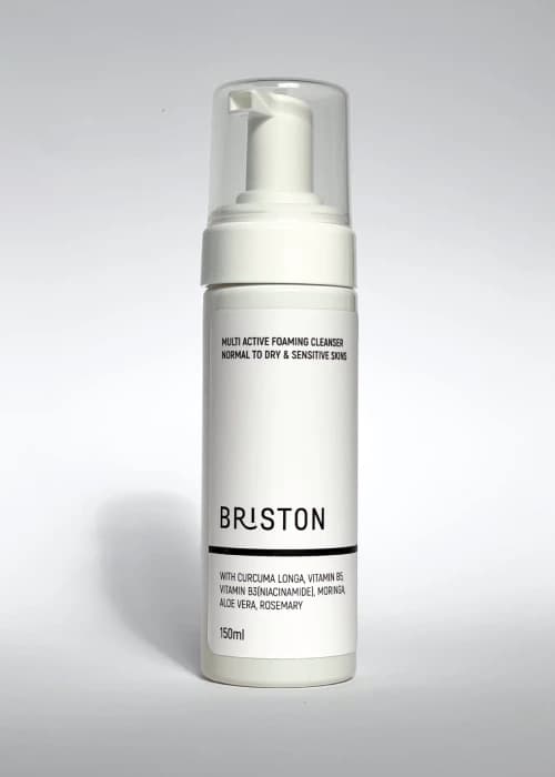 فوم مولتی اکتیو شستشوی صورت پوست خشک و حساس 150میلBRISTON MULTI ACTIVE EOAMING CLEANSER