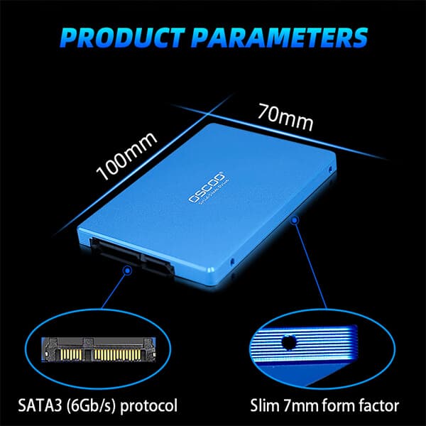 اس اس دی اینترنال اسکو مدل OSCOO SSD-001 Blue ظرفیت 512 گیگابایت — تصویر ۱۲