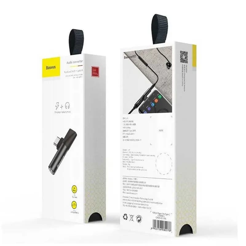تبدیل USB-C به AUX/USB-C بیسوس مدل L41 CATL41-01 — تصویر ۵