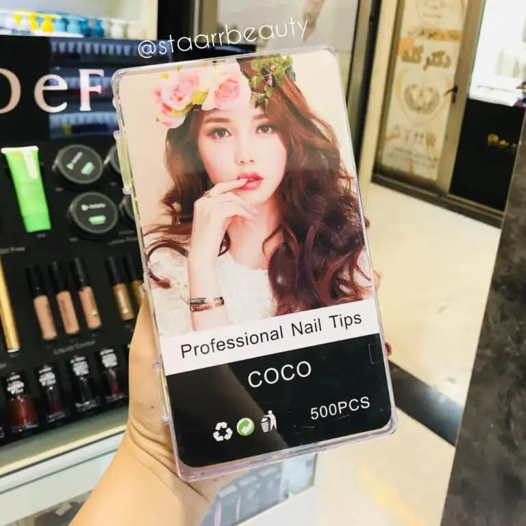 تیپ کاشت ناخن 500 عددی کوکو — تصویر ۲