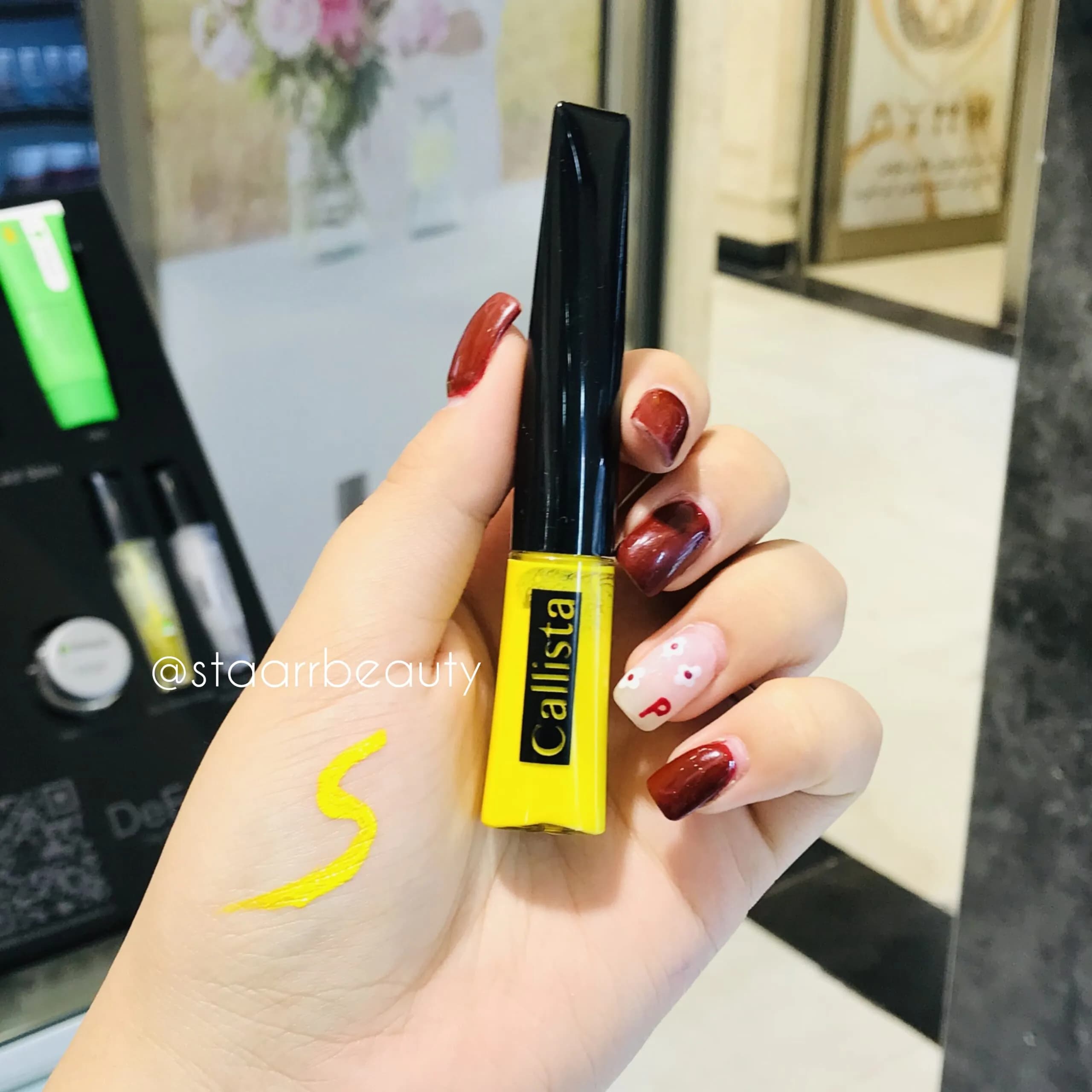 خط چشم رنگی یوفوریا کالیستا رنگ زرد 07 — تصویر ۲