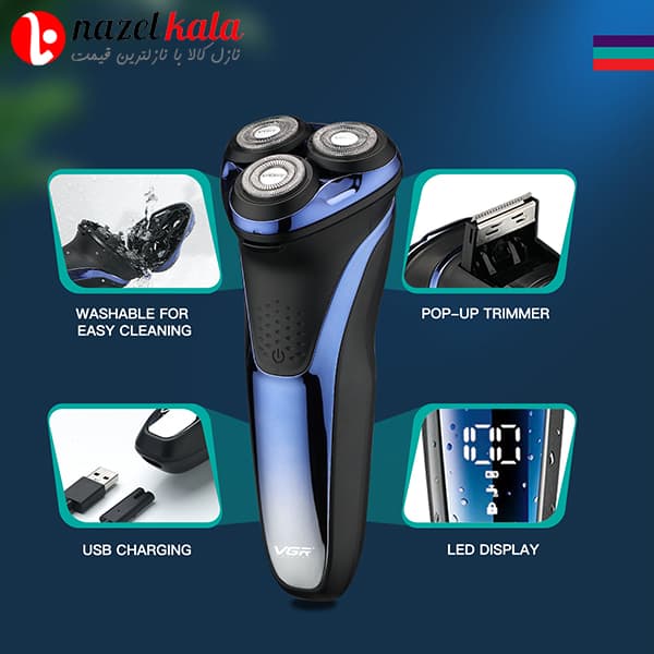 ریش تراش وی جی آر مدل v-306 — تصویر ۷