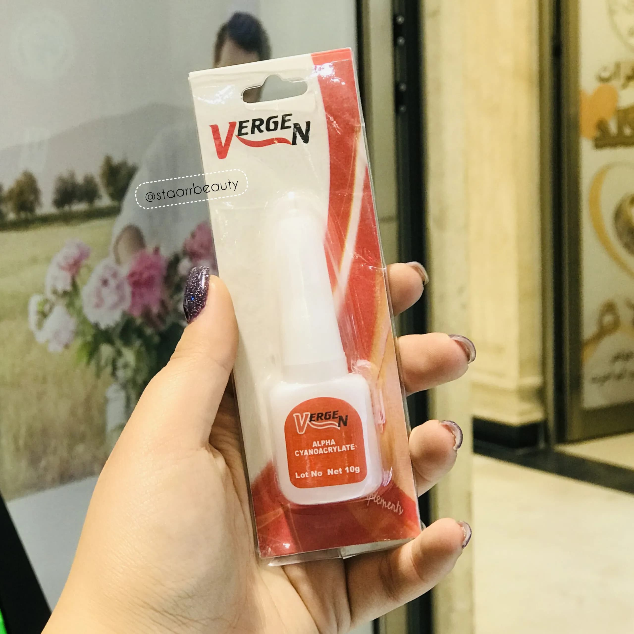 چسب ناخن ورژن VERGEN مدل GM102 حجم 10 گرم اتمام — تصویر ۲