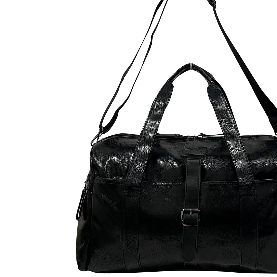 ساک ورزشی چرمی Zara مدل Z20619 — تصویر ۱۲