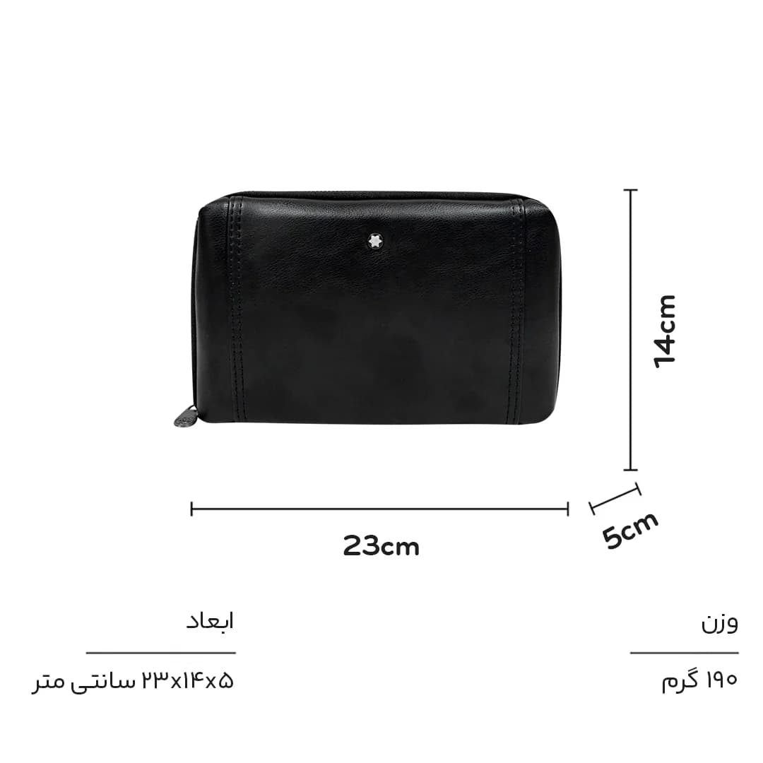کیف دستی چرمی Mont Blanc مدل MB30454 — تصویر ۶