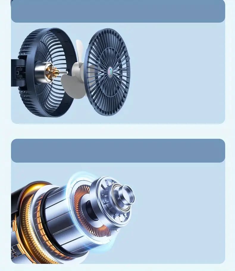 پنکه چندکاره تاشو Multifunctional Circulating Fan مدل F911 — تصویر ۱۱