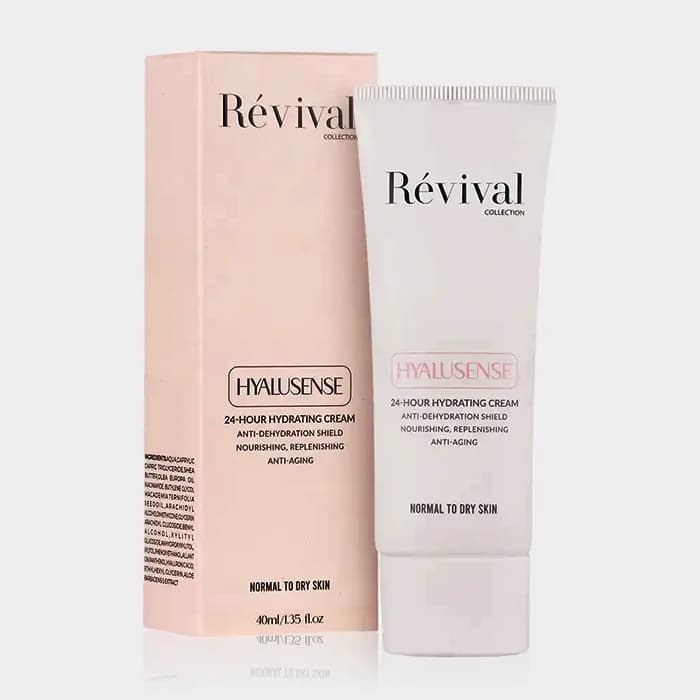 کرم آبرسان 24 ساعته هیالوسنس رویوال Revival HYALUSENSE 24 HOUR HYDRATING CREAM 40 ml — تصویر ۵