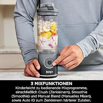مخلوط کن شارژی نینجا مدل Blast Max BC251EUGY — تصویر ۷