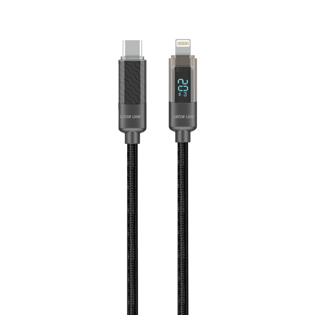کابل دیجیتال USB-C به Lightning گرین لاین مدل GNUBCTLTGDBK
