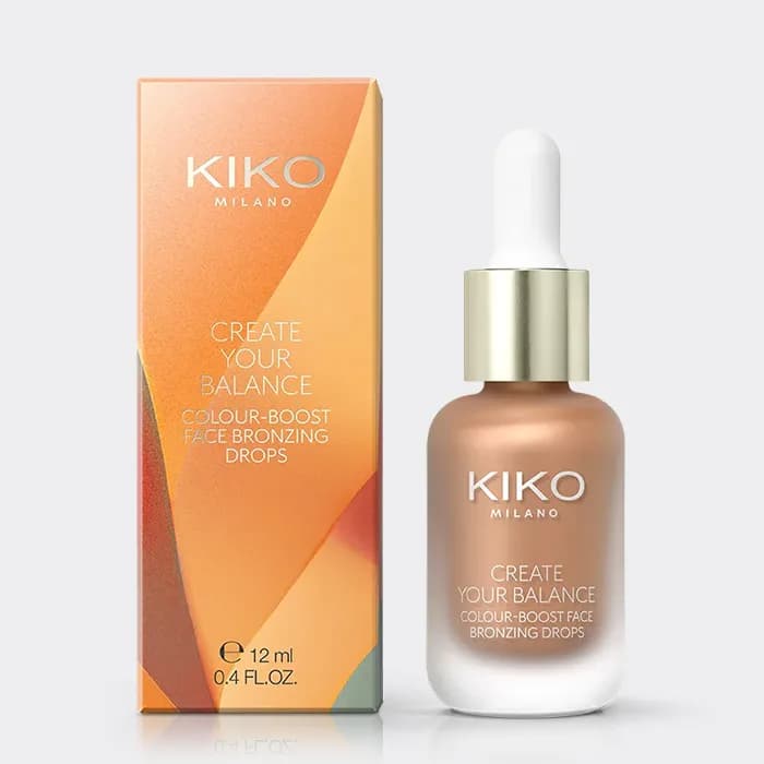 برنزر مایع بالانس کیکو میلانو KIKO Milano Create Your Balance Colour-Boost Face Bronzing Drops 12ml — تصویر ۷