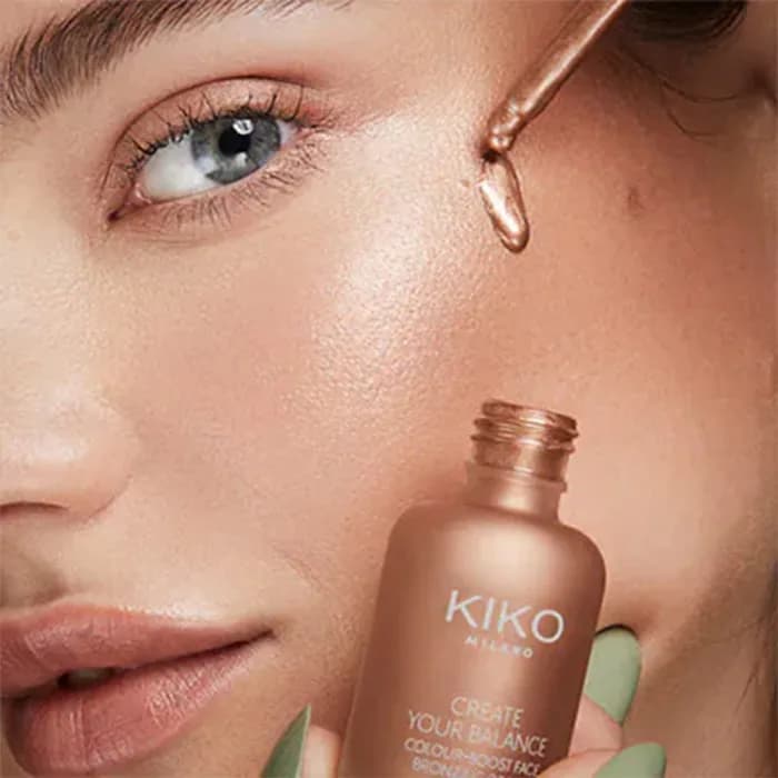 برنزر مایع بالانس کیکو میلانو KIKO Milano Create Your Balance Colour-Boost Face Bronzing Drops 12ml — تصویر ۵