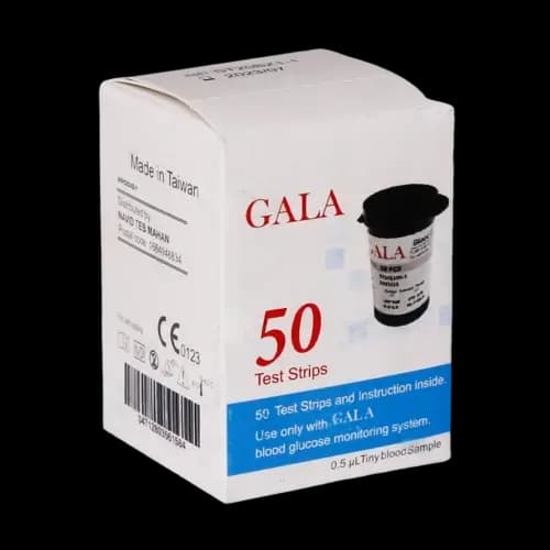 نوار تست قند خون گالا (Gala) – بسته 50 عددی