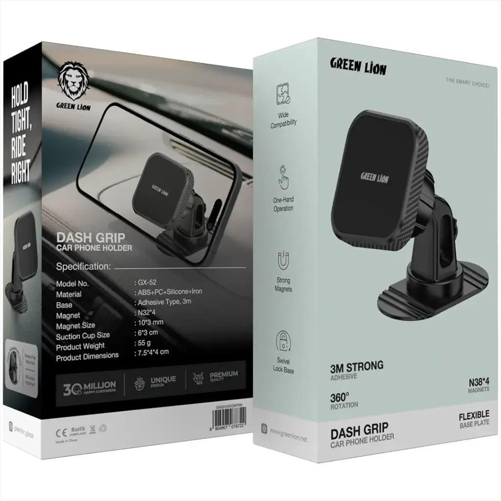 هولدر گوشی داشبورد خودرو Green Lion مدل Dash Grip GN52DASGRPBK — تصویر ۷