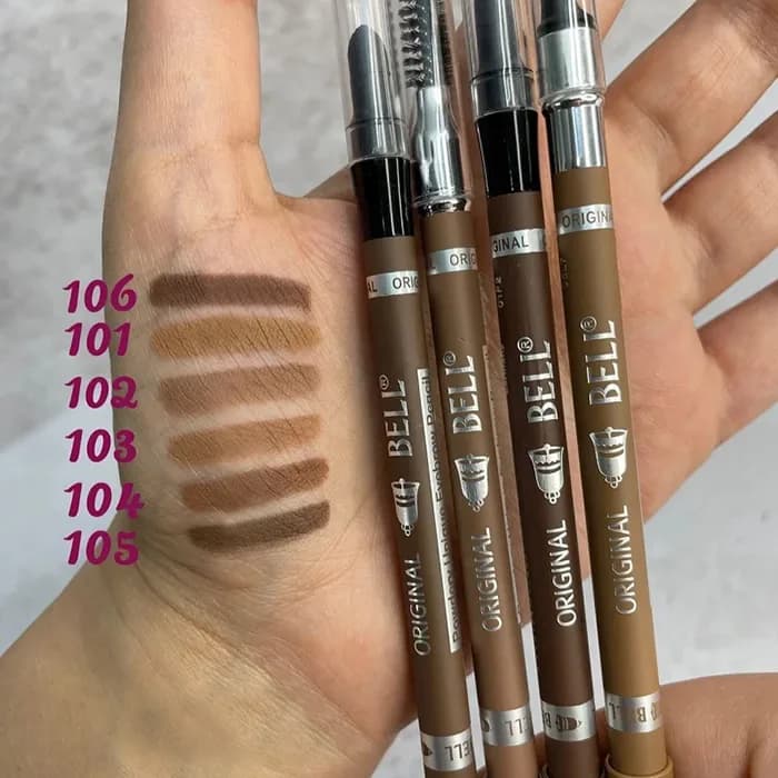 مداد ابرو پودری بل BELL POWDERY UNIQUE EYEBROW PENCIL — تصویر ۳