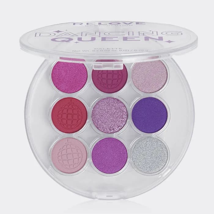 پالت سایه دنسینگ کوئین رولوشن RELOVE BY REVOLUTION DANCING QUEEN PALETTE — تصویر ۵