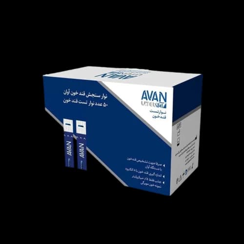 نوار تست قند خون آوان (50 عددی)
