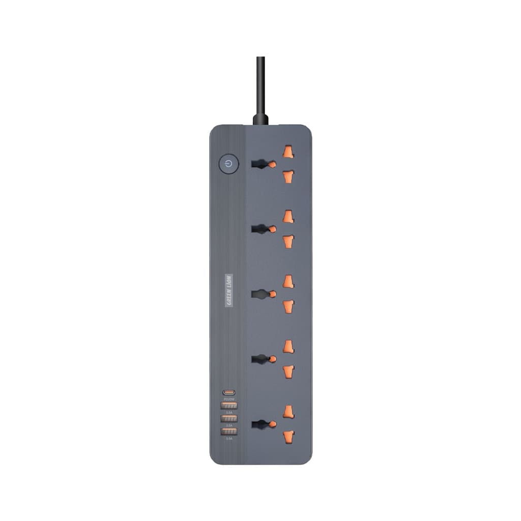 چندراهی برق و شارژر دیواری 2500 وات گرین لاین مدل GNGS250PSBK GS-250 — تصویر ۲