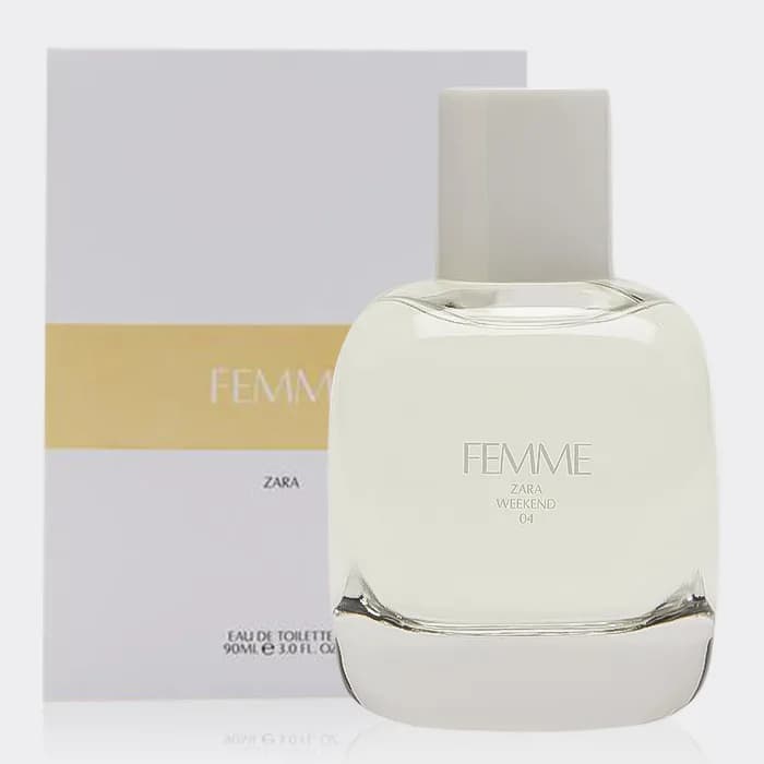 ادوتویلت زنانه زارا فم ZARA FEMME EAU DE TOILETTE 90 ML — تصویر ۵
