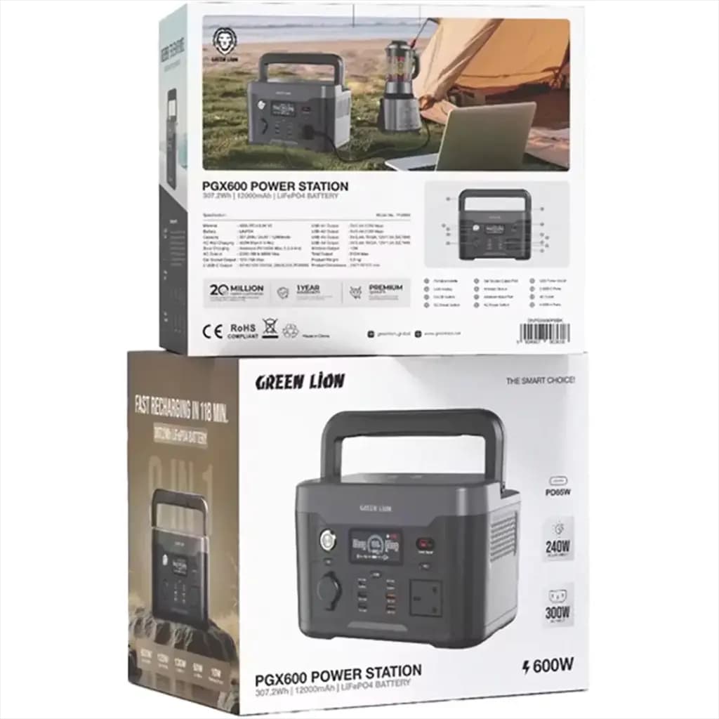 پاور استیشن گرین لاین PGX600 Power Station مدل GNPGX600PSBK — تصویر ۶