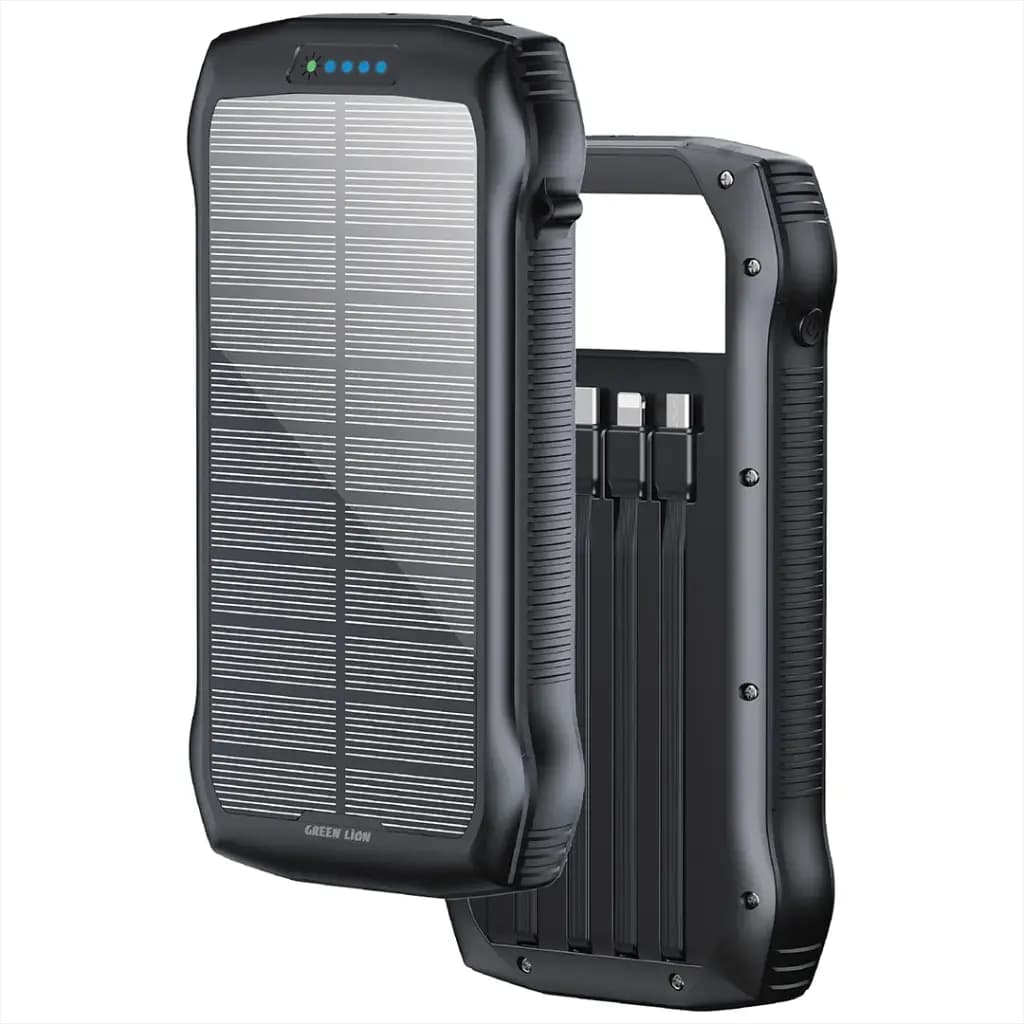 پاوربانک گرین لاین 20000mAh مدل Solar Force GNSOLF20PBBK