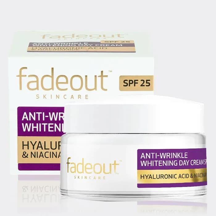 کرم روز ضد چروک و روشن کننده فیداوت fadeout Anti-Wrinkle Whitening Day Cream 50ml — تصویر ۵