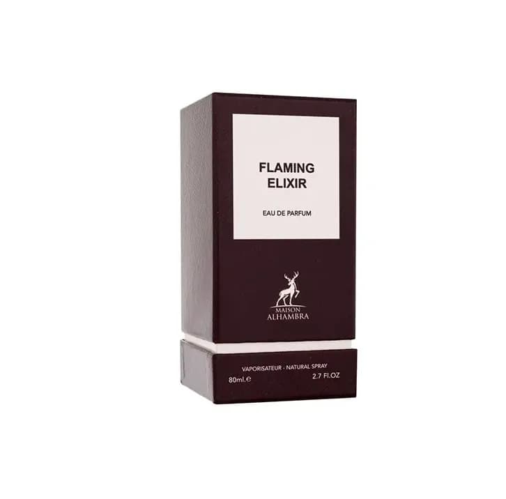 عطر ادکلن فلامینگ الکسیر الحمبرا 80 میلی لیتر — تصویر ۳