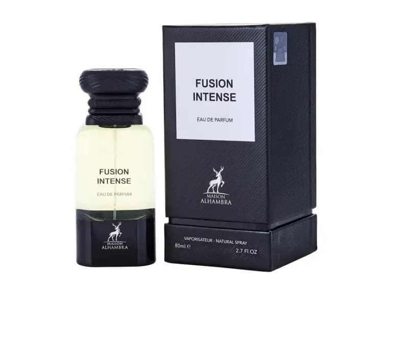 عطر ادکلن فیوژن اینتنس الحمبرا 80 میلی لیتر — تصویر ۳