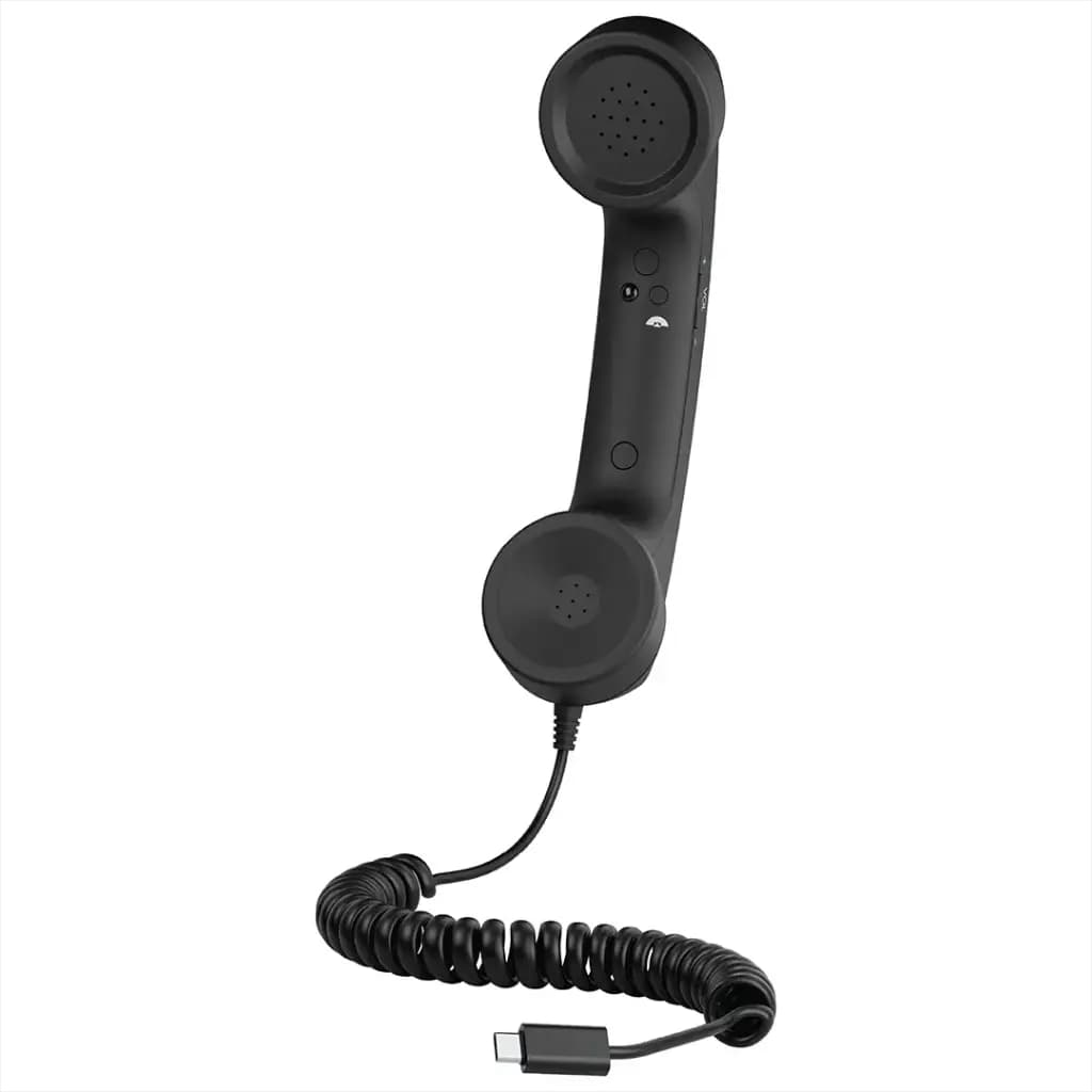 گوشی کلاسیک رومیزی پرودو با کانکتور Type-C مدل PD569BK