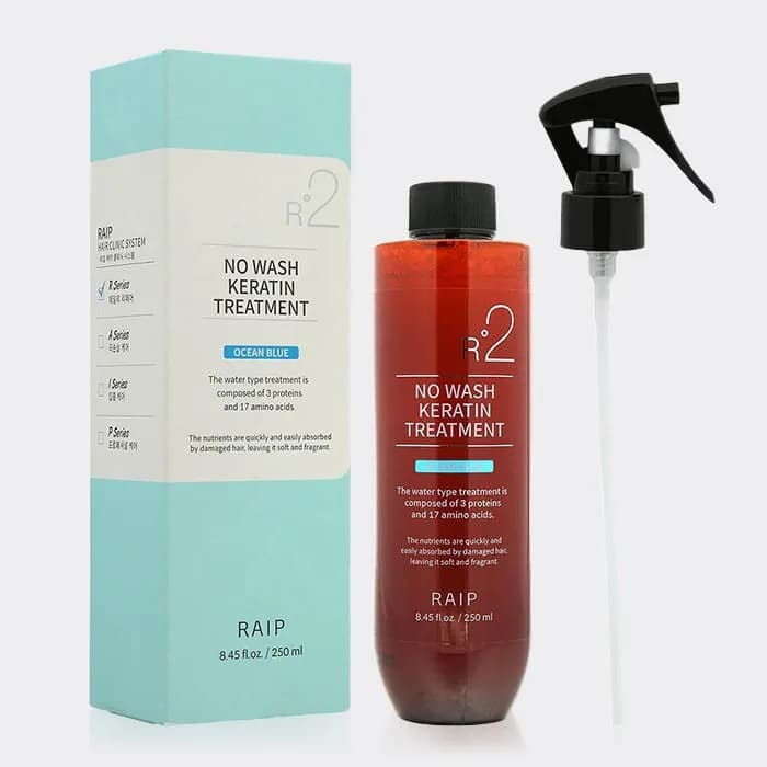 اسپری مو کراتین درمانی ریپ اوشن بلو RAIP No Wash Keratin Treatment Ocean Blue 250ml — تصویر ۵
