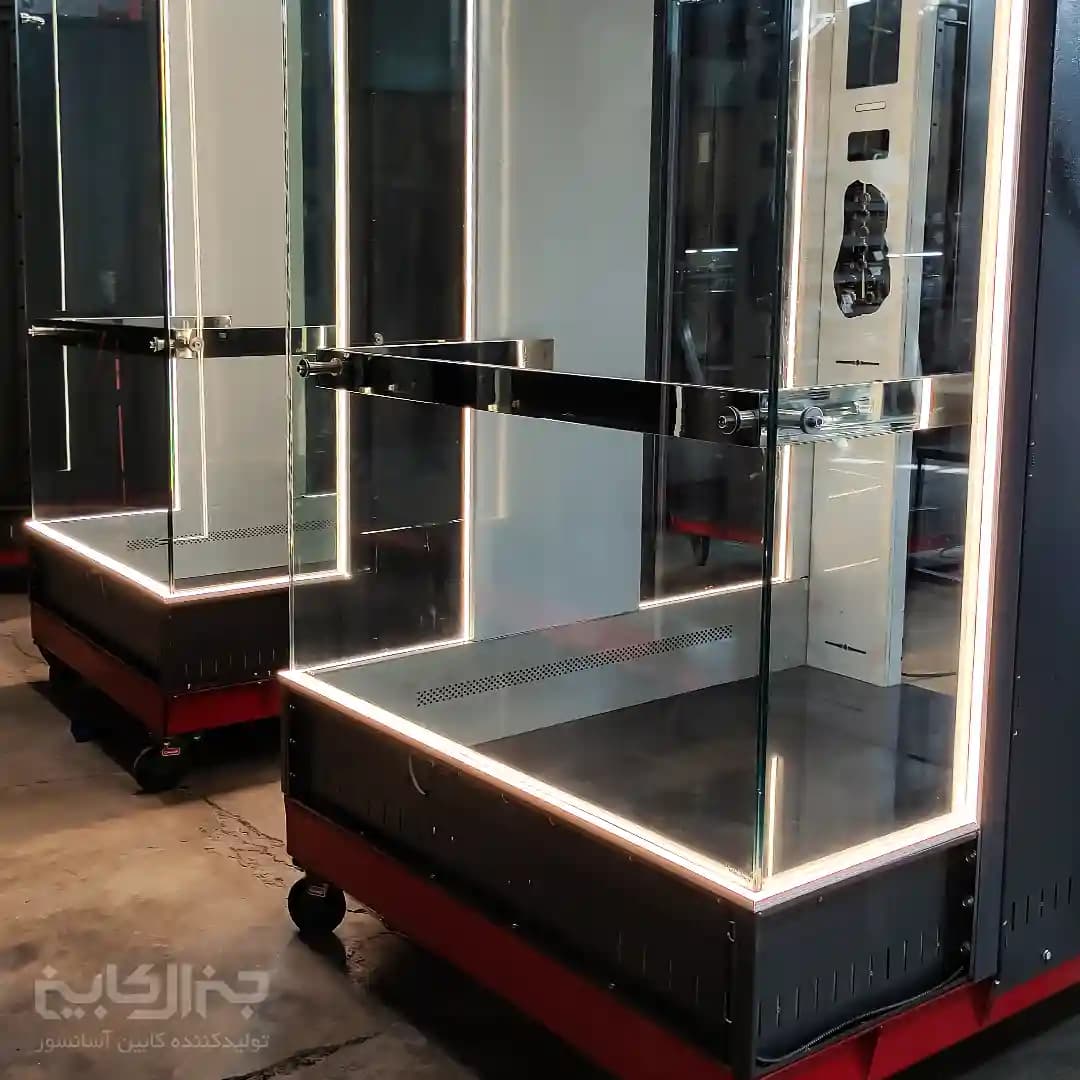 کابین آسانسور شیشه ای پانوراما جنرال کابین مدل GS210 — تصویر ۸