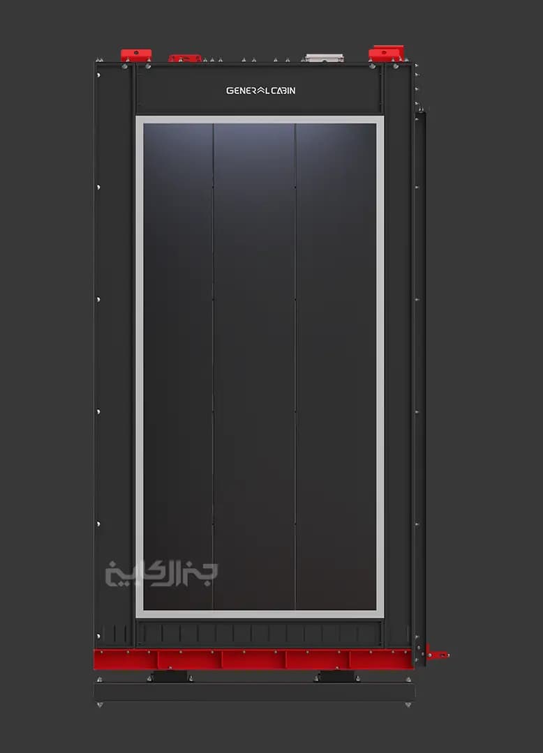 کابین آسانسور یک جهت شیشه جنرال کابین مدل GS231 — تصویر ۷