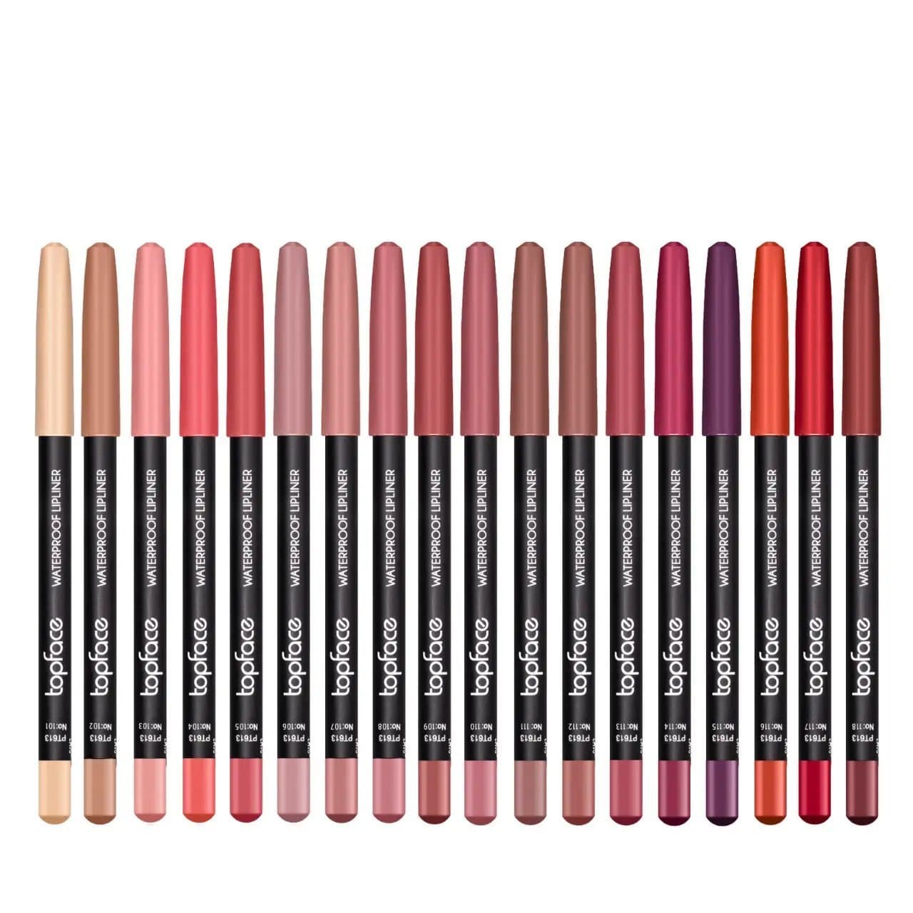 مداد لب تاپ‌فیس – Topface Waterproof Lipliner (شماره‌های 101 تا 118)