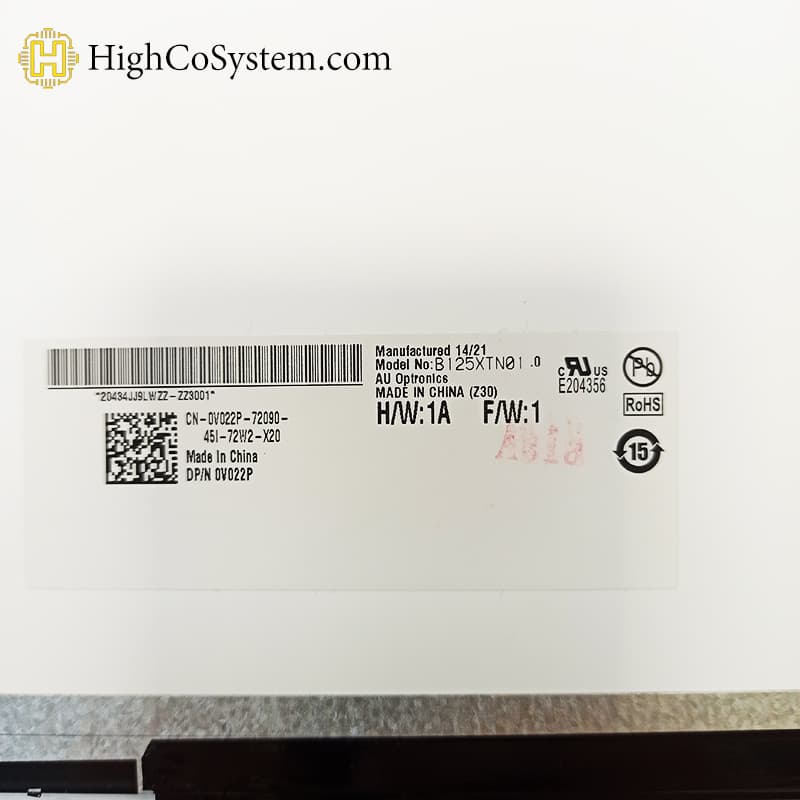 ال ای دی لپ تاپ نازک LED 12,5 INCH SLIM 30 PIN جاپیچ بغل — تصویر ۱۲