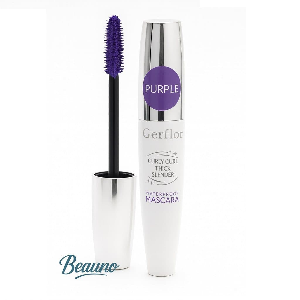 ریمل چشم بنفش گرفلور Gerflor Purple Waterproof Mascara — تصویر ۲