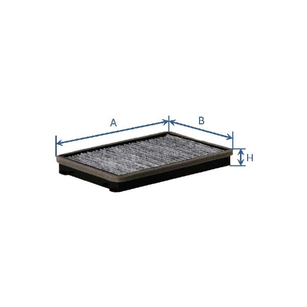 فیلتر کابین کربن اکتیو بهران مدل GL1337/9 – مناسب پژو 405