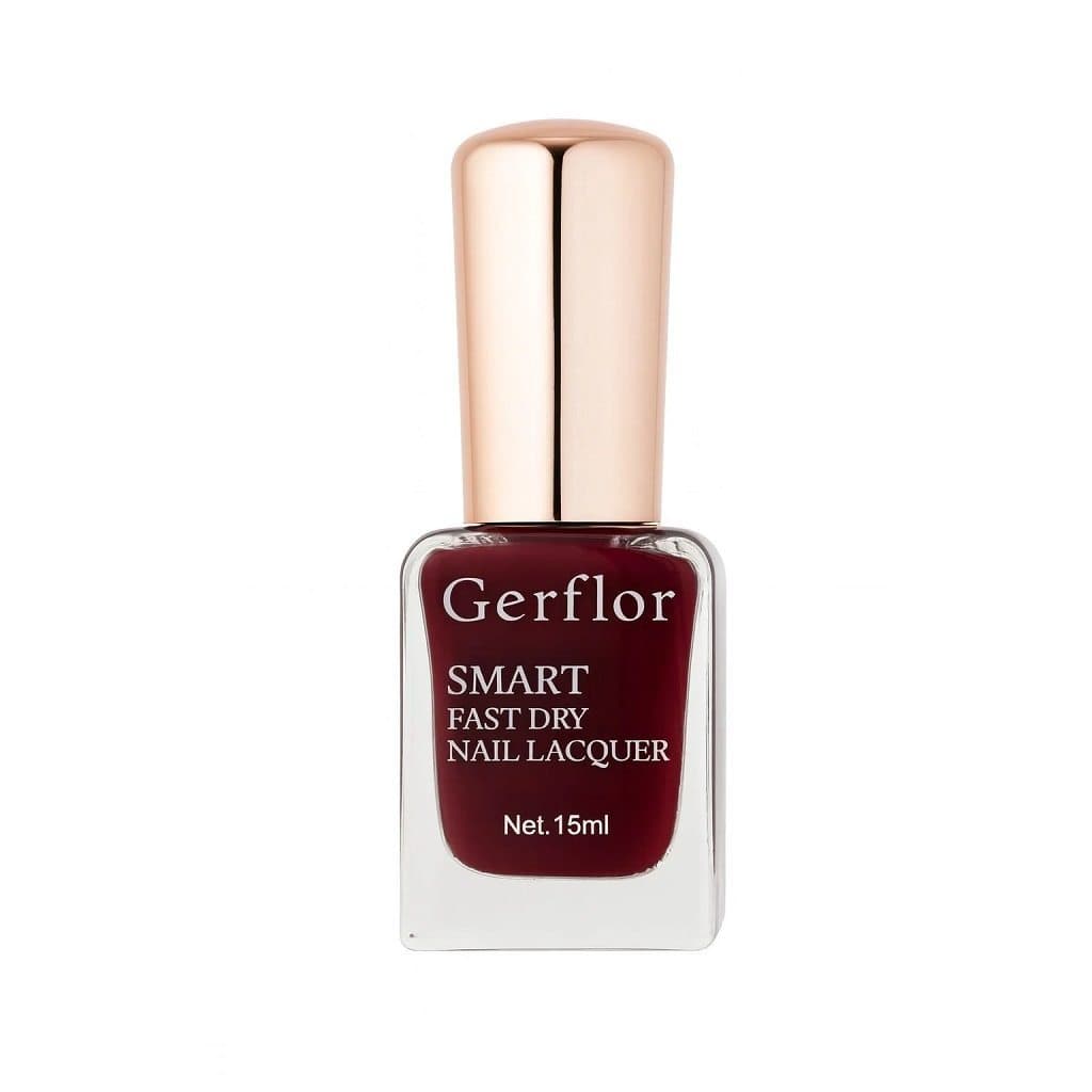 لاک ناخن زرشکی براق گرفلور – Gerflor Ruby Shine کد gr17