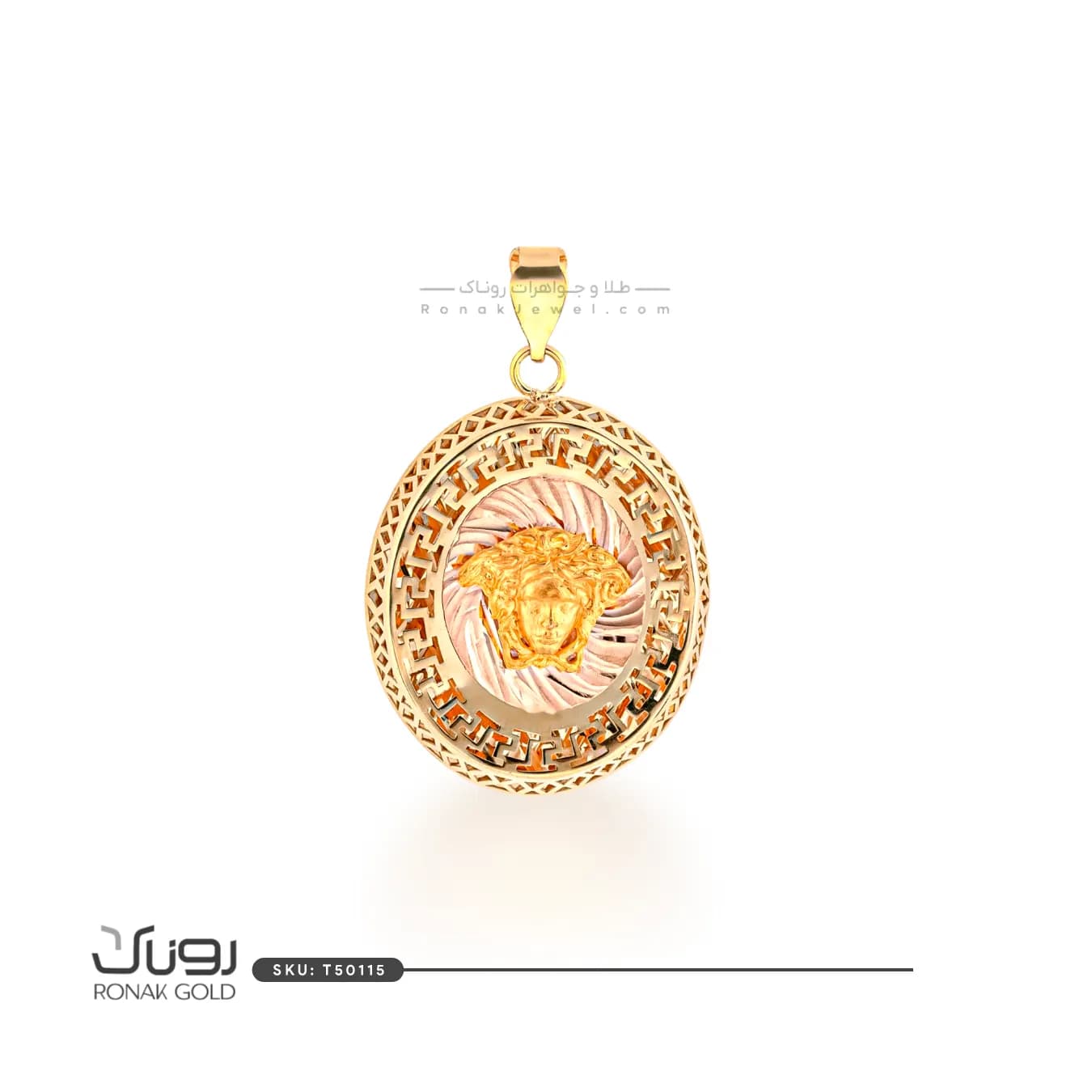 مدال ورساچه بیضی (ویترین)