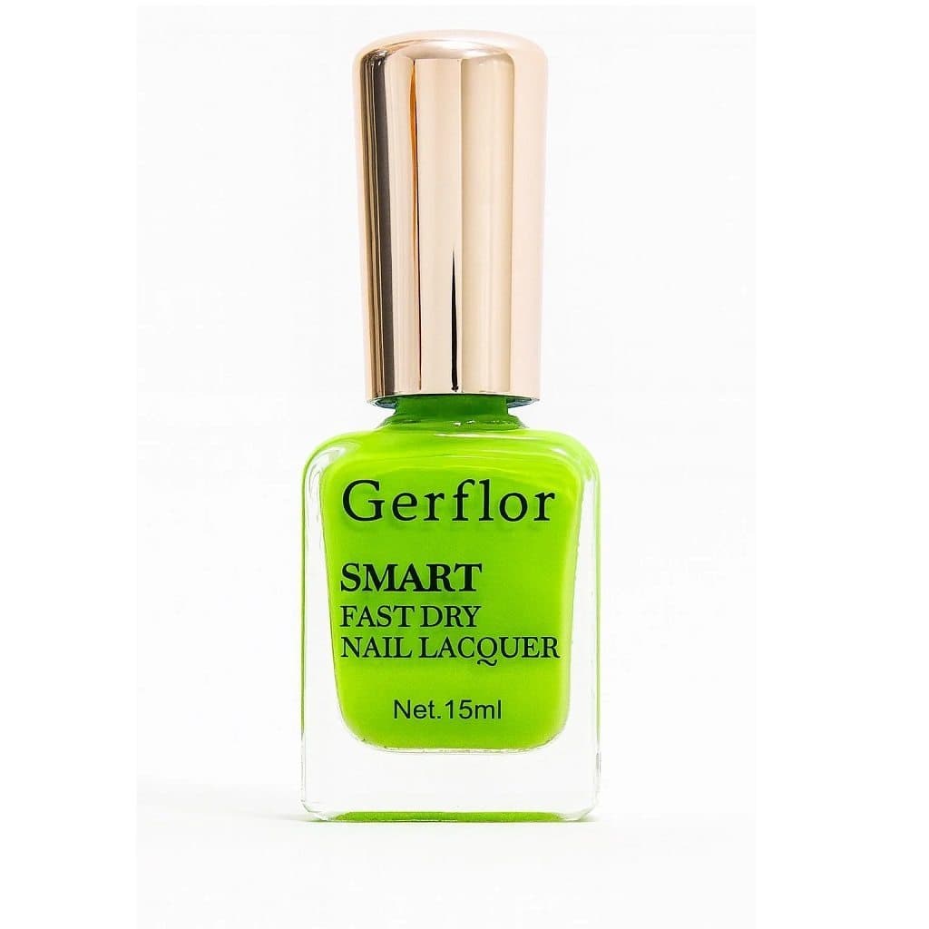 لاک ناخن سبز فسفری (Neon Green) گرفلور gr163