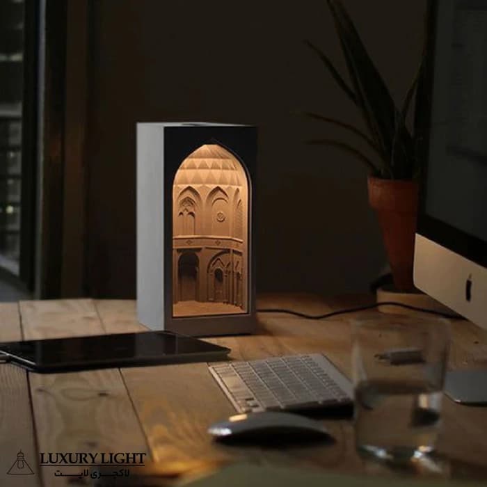 آباژور رومیزی آیدی هوم مدل لوما — تصویر ۳