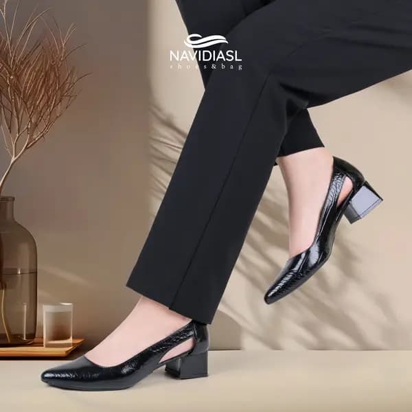 کفش چرم زنانه مدل کیارا کد 3006001 — تصویر ۱۱