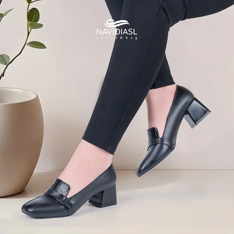 کفش چرم زنانه مدل گلسا کد 3013001 — تصویر ۷