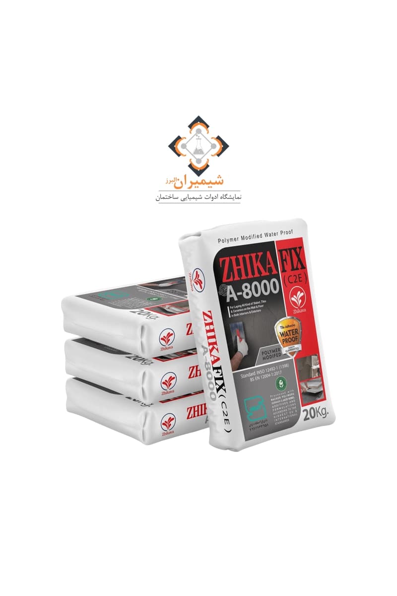 چسب کاشی پودری A-8000 شرکت ژیکاوا