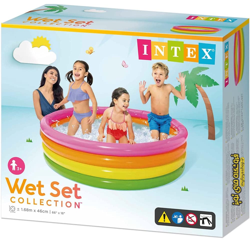 استخر بادی اینتکس 1.68 متری مدل Intex 56441