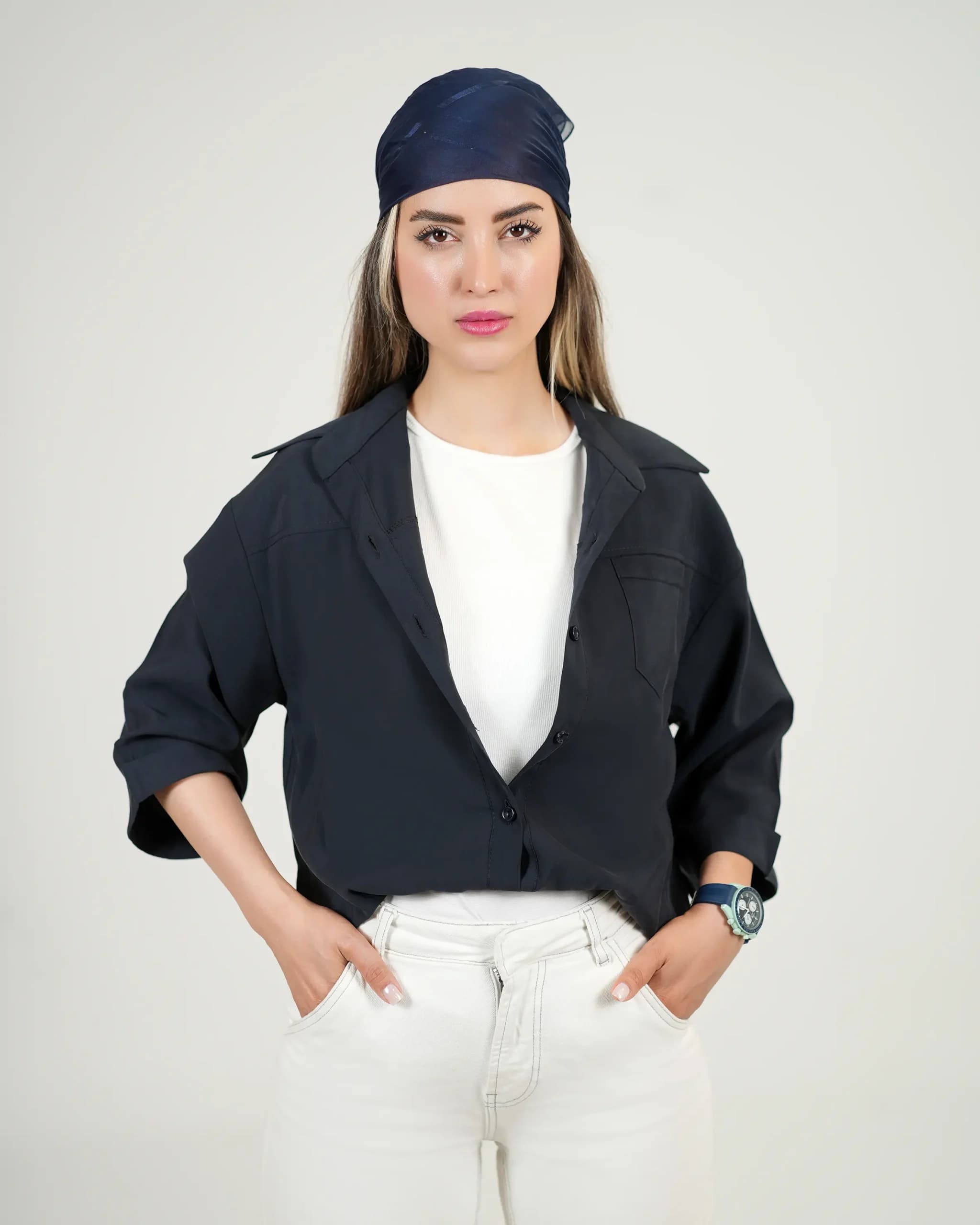 شومیز کراپ دار کد 1757 — تصویر ۶