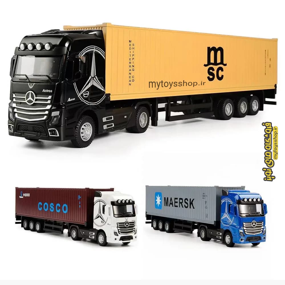 ماکت تریلی بنز آکتروس کانتینر دار Actros JG2602