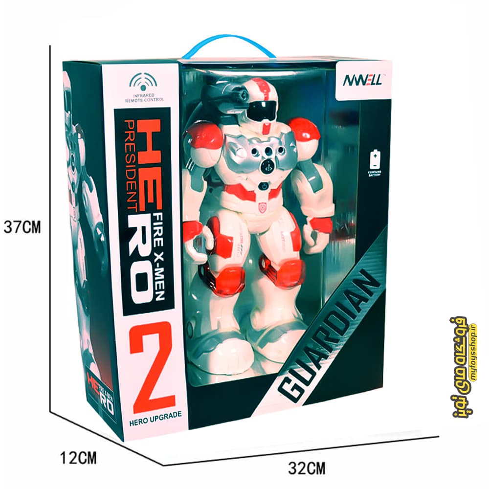 ربات کنترلی سنسور دار Hero 2 آب پاش مدل 9088 — تصویر ۱۱