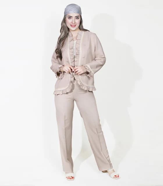 کت و شلوار فانتزی زنانه کد 1731