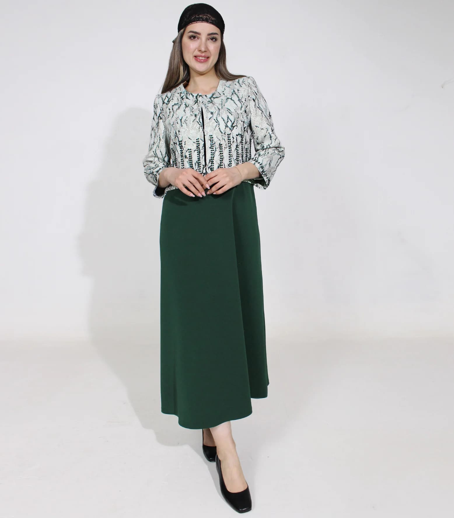 کت و سارافون ژاکارد کد551