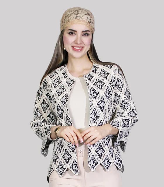 کت قلاب‌بافی هفتی کد 1425